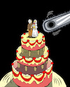Cartoon: Wedding Cake... (small) by berk-olgun tagged wedding,cake