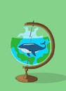 Cartoon: World Globe Aquarium... (small) by berk-olgun tagged world,globe,aquarium