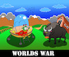 Cartoon: Worlds War... (small) by berk-olgun tagged worlds,war