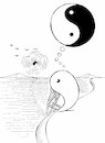 Cartoon: Yin Yang... (small) by berk-olgun tagged yin,yang