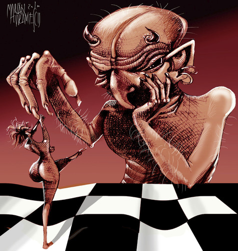 Cartoon: Chess (medium) by Marian Avramescu tagged mmmmmmmm