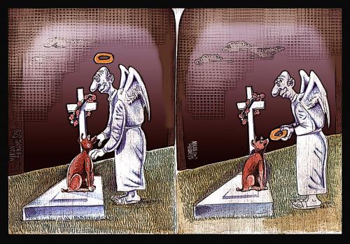 Cartoon: FIDELITY (medium) by Marian Avramescu tagged mav