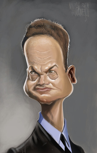 Cartoon: Gary Sinise (medium) by Marian Avramescu tagged mmmmmmmmmmmm