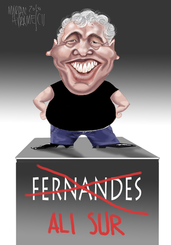 Cartoon: Genius FERNANDES (medium) by Marian Avramescu tagged mmmmmmmm