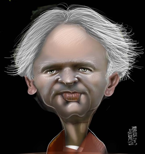 Cartoon: LUKZINSKI (medium) by Marian Avramescu tagged by,mav