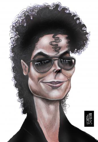 Cartoon: MICHAEL JACKSON (medium) by Marian Avramescu tagged michael,jackson