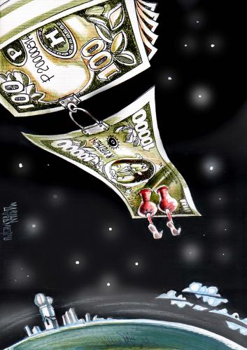 Cartoon: Money (medium) by Marian Avramescu tagged money