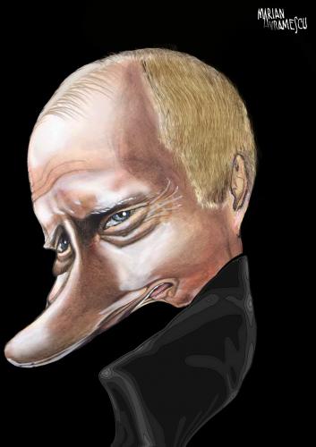 Cartoon: PUTIN (medium) by Marian Avramescu tagged putin