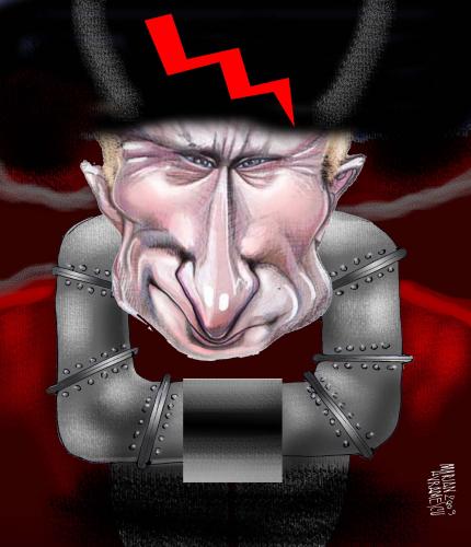 Cartoon: THE TZAR (medium) by Marian Avramescu tagged mav
