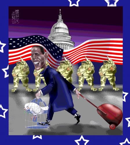 Cartoon: USA  20 IAN (medium) by Marian Avramescu tagged mav