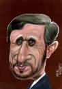 Cartoon: Ahmadinejad (small) by Marian Avramescu tagged ahmadinejad