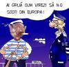 Cartoon: EU RO (small) by Marian Avramescu tagged eu ro