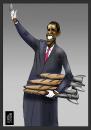 Cartoon: HI (small) by Marian Avramescu tagged obama