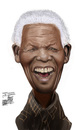 Cartoon: Mandela (small) by Marian Avramescu tagged mmmmmmmmmmmm