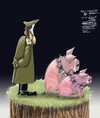 Cartoon: master of the world (small) by Marian Avramescu tagged by,mav