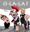 Cartoon: o la la (small) by Marian Avramescu tagged mmmmmmmmm