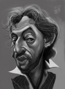 Cartoon: Serge Gainsbourg (small) by Marian Avramescu tagged mmmmmmm