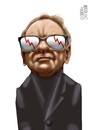 Cartoon: WARREN BUFFETT DOW JONES (small) by Marian Avramescu tagged mmmmmmmmm