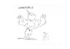 Cartoon: Die dumme Nuss (small) by Glenn M Bülow tagged dummenuss,fitness,muskeln,bodybuilding,schwarzenegger