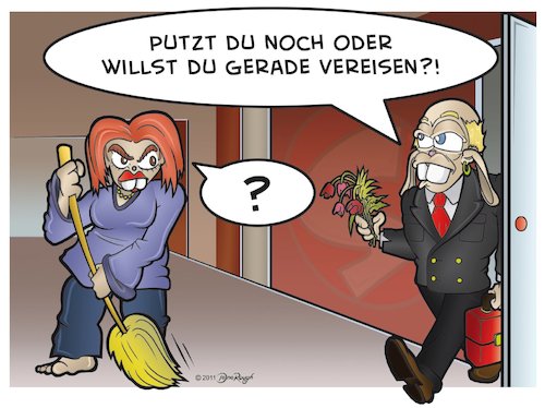 Cartoon: Witch you were not here (medium) by Snägels tagged comic,cartoon