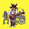 Cartoon: angus and his boys (small) by jenapaul tagged rock,hard,acdc,angus,young