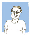 Cartoon: Fred (small) by jenapaul tagged humor,karikatur,people,portrait