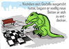 Cartoon: godzillas new page (small) by jenapaul tagged godzilla,monsters,movies,humor,satire,chess