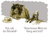 Cartoon: heisse milch mit honig (small) by jenapaul tagged honig,milch,bär,peilkan,humor,tiere,witz