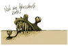 Cartoon: weinschorle (small) by jenapaul tagged alien,ausserirdischer,humor,monster,wein