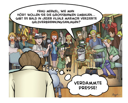 Cartoon: Die Presse 35 (medium) by Die Presse tagged pressekonferenz