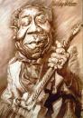 Cartoon: Muddy Waters (small) by Tonio tagged portrait caricature musician jazz star guitarrist blues karikatur zeichnung musiker