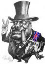 Cartoon: Sir Winston Churchill (small) by Tonio tagged caricature portrait politician great britanny english