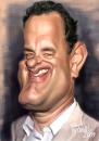 Cartoon: Tom Hanks (small) by Tonio tagged caricature portrait filmstar tom hanks movie star hollywood actor forrest gump karikatur
