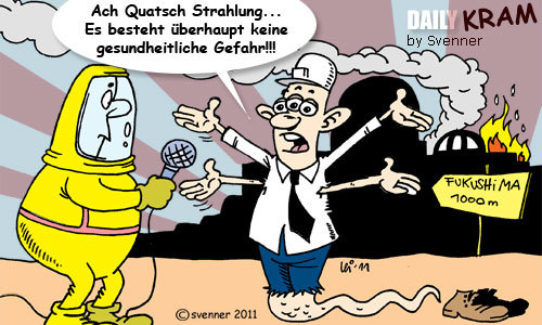 Cartoon: Neulich in Fukushima (medium) by svenner tagged akw,japan,supergau,daily,fukushima