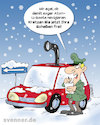 Cartoon: Cartoon Scheibenkratzen (small) by svenner tagged winter,kfz,auto,scheibenkratzen,frost