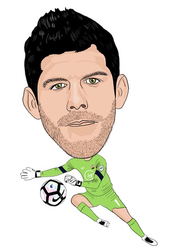 Cartoon: Forster Celtic (medium) by Vandersart tagged celtic,cartoons,caricatures