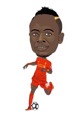 Cartoon: Mane Liverpool (medium) by Vandersart tagged liverpool,cartoons,caricature