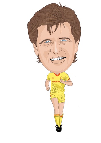 Cartoon: Molby Liverpool Legend (medium) by Vandersart tagged liverpool,cartoons,caricatures