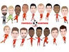 Cartoon: Liverpool Team (small) by Vandersart tagged liverpool,cartoons,caricatures