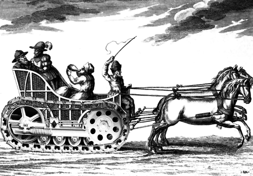Cartoon: track (medium) by zu tagged track,chariot