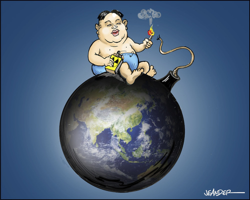 Cartoon: Kim Jong un (medium) by jeander tagged north,korea,kim,jong,un,north,korea,kim,jong,un