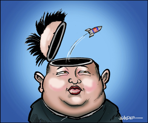 Cartoon: North Korea (medium) by jeander tagged north,korea,kim,jong,un,north,korea,kim,jong,un