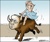 Cartoon: Europe and the bull (small) by jeander tagged eu,europe,merkel,erdogan,bull,turkey