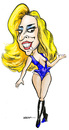 Cartoon: Lady Gaga (small) by jeander tagged lady gaga