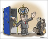 Cartoon: The doorkeeper (small) by jeander tagged erdogan,eu,turkey,press,immigrants