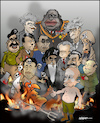 Cartoon: The newcomer (small) by jeander tagged putin war devil