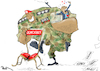 Cartoon: New wave of military coup in Afr (small) by Popa tagged coup,conflict,disaster,humanitarian,war