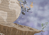 Cartoon: Self-destructive person (small) by Popa tagged climate