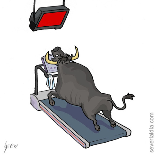 Cartoon: Training (medium) by mseveri tagged running,training