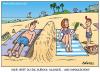 Cartoon: die rettung (small) by pentrick tagged sommerurlaub,summer,holidays,beach,strand